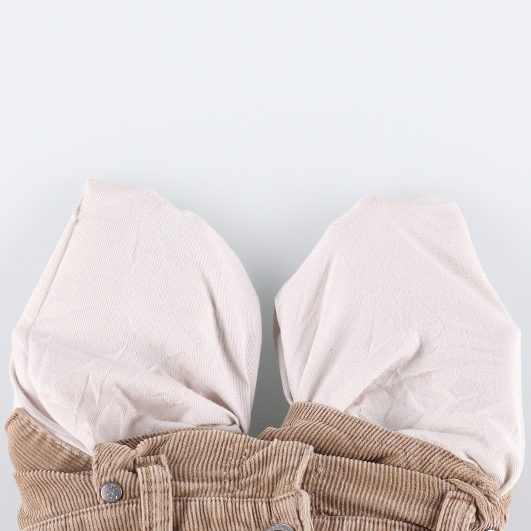 Vintage 80s-90'S Levi's Silver Tab Hiphugger Corduroy Pants, Men's, Size W31 cotton Beige type Vintage Second Hand
