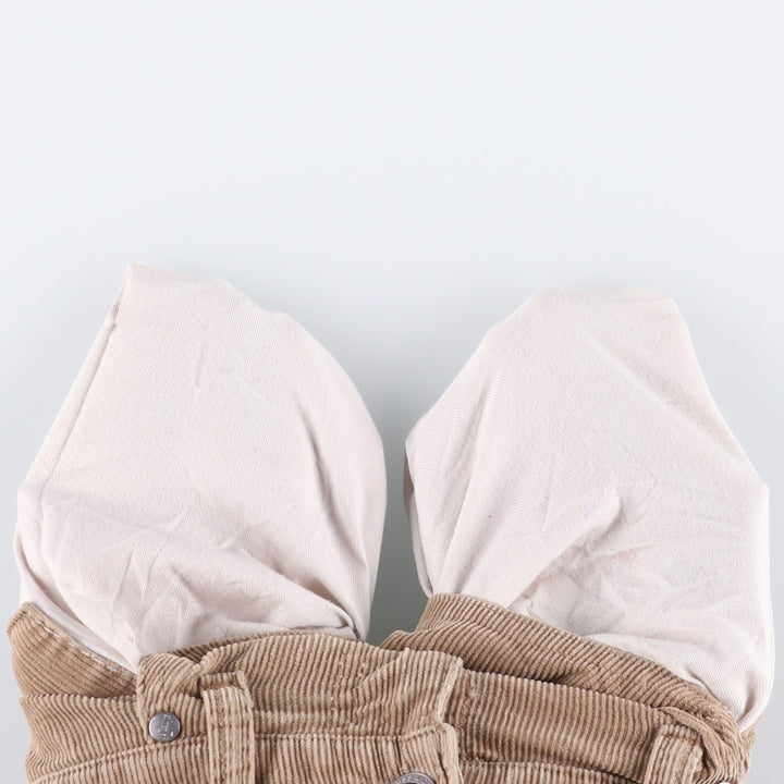 Vintage 80s-90'S Levi's Silver Tab Hiphugger Corduroy Pants, Men's, Size W31 cotton Beige type Vintage Second Hand