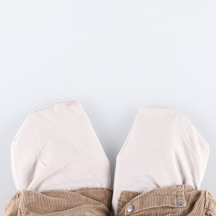 Vintage 80s-90'S Levi's Silver Tab Hiphugger Corduroy Pants, Men's, Size W31 cotton Beige type Vintage Second Hand