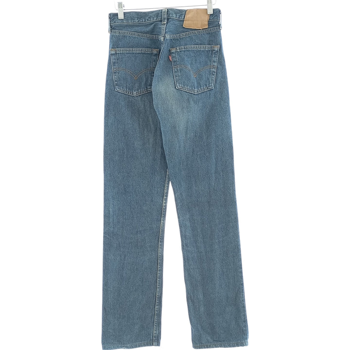 90'S Levi's 501 Straight Denim Pants Made in USA Women's L (w28) Vintage unclear blue type Vintage Second Hand