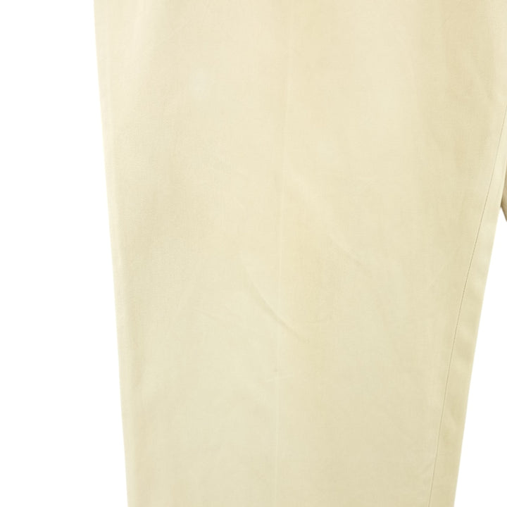 Brooks Brothers 1818 Two-Pleated Chino Pants, Men's, Size W33 cotton Beige type Vintage Second Hand