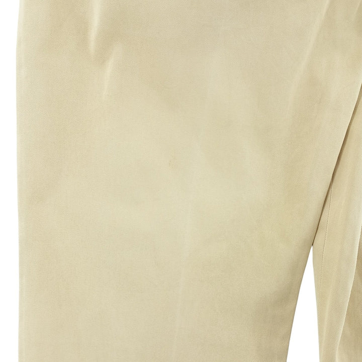 Brooks Brothers 1818 Two-Pleated Chino Pants, Men's, Size W33 cotton Beige type Vintage Second Hand