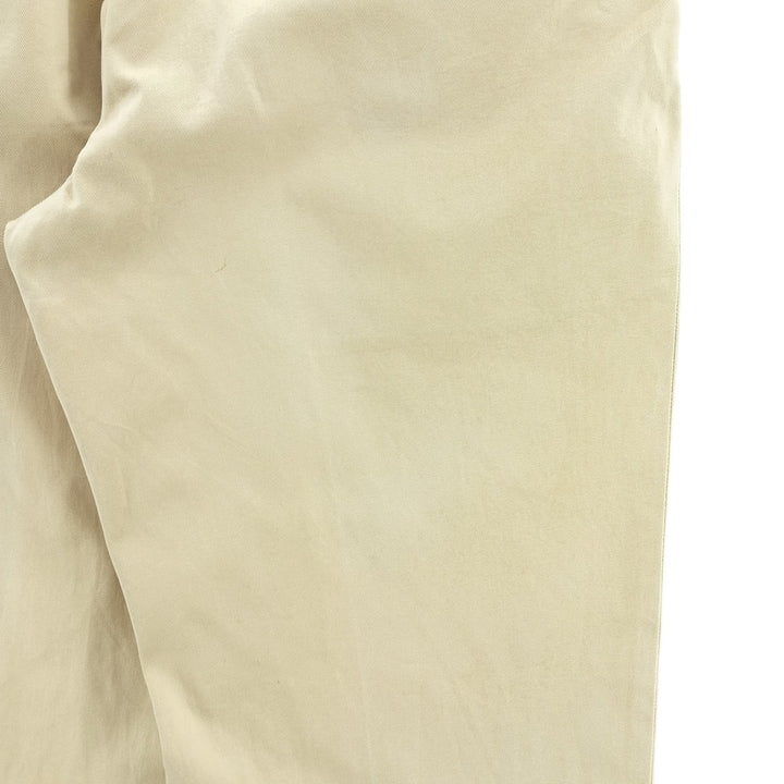 Brooks Brothers 1818 Two-Pleated Chino Pants, Men's, Size W33 cotton Beige type Vintage Second Hand