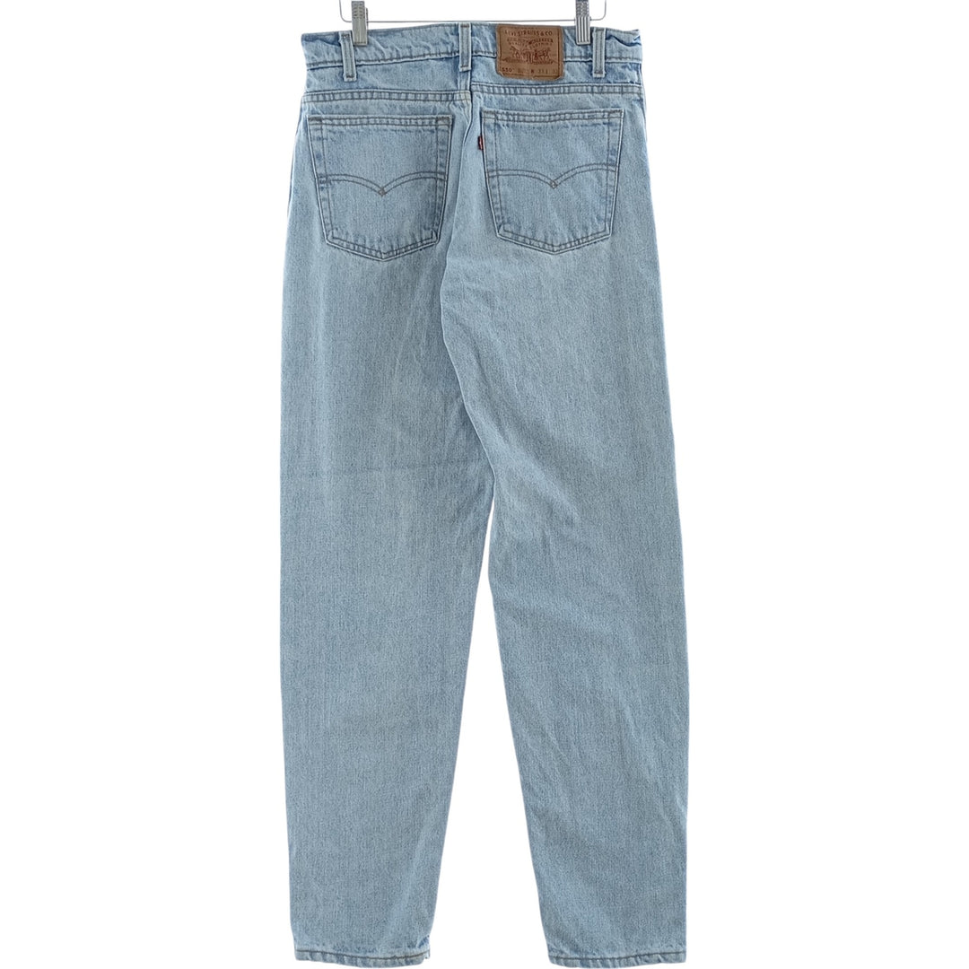 90'S Levi's 550 Relaxed Fit Tapered Leg Tapered Denim Pants Men's W32 Vintage unclear blue type Vintage Second Hand