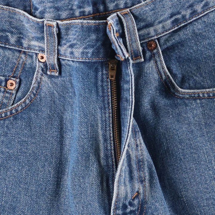 00'S Levi's 550 Relaxed Fit Tapered Denim Pants Made in USA Men's W31 cotton blue type Vintage Second Hand
