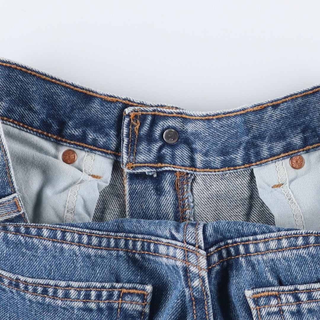 00'S Levi's 550 Relaxed Fit Tapered Denim Pants Made in USA Men's W31 cotton blue type Vintage Second Hand