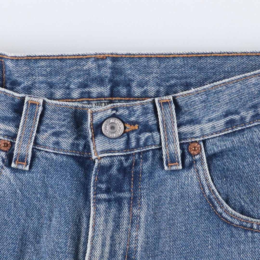 00'S Levi's 550 Relaxed Fit Tapered Denim Pants Made in USA Men's W31 cotton blue type Vintage Second Hand