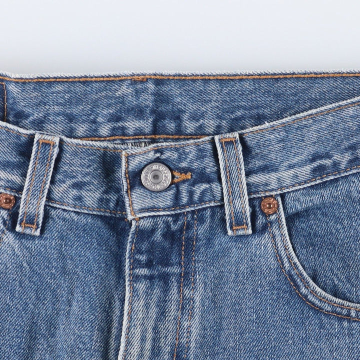 00'S Levi's 550 Relaxed Fit Tapered Denim Pants Made in USA Men's W31 cotton blue type Vintage Second Hand