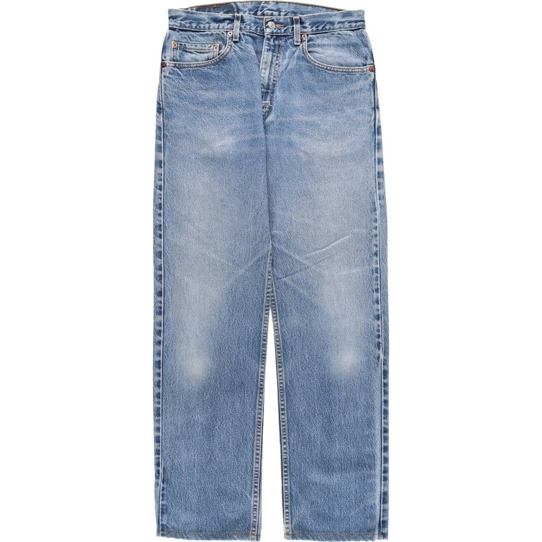 00'S Levi's 505 REGULAR FIT STRAIGHT LEG tapered denim pants for men, W30 equivalent cotton blue type Vintage Second Hand