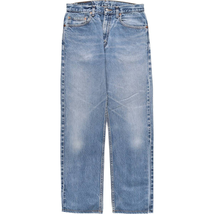00'S Levi's 505 REGULAR FIT STRAIGHT LEG tapered denim pants for men, W30 equivalent cotton blue type Vintage Second Hand