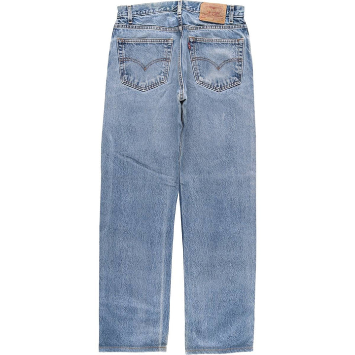 00'S Levi's 505 REGULAR FIT STRAIGHT LEG tapered denim pants for men, W30 equivalent cotton blue type Vintage Second Hand