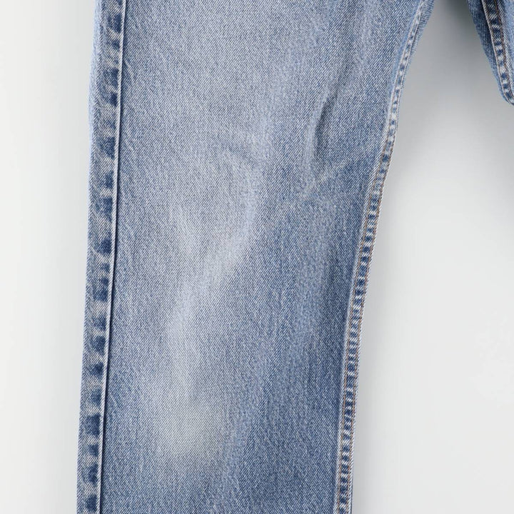 00'S Levi's 505 REGULAR FIT STRAIGHT LEG tapered denim pants for men, W30 equivalent cotton blue type Vintage Second Hand
