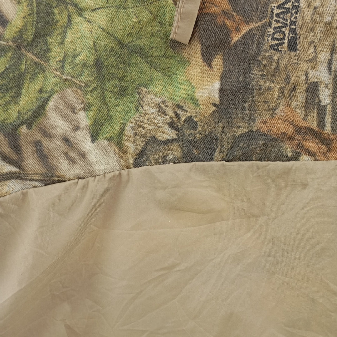QUAIL UNLIMITED Camouflage Pattern Realtree Camo Hunting Vest, Men's XL (Vintage) cotton Khaki type sage green Vintage Second Hand