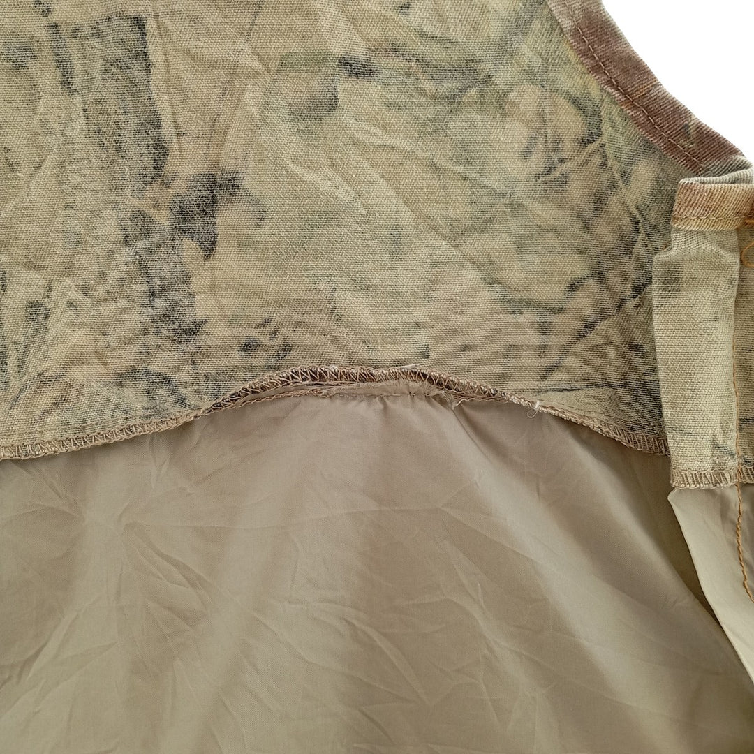 QUAIL UNLIMITED Camouflage Pattern Realtree Camo Hunting Vest, Men's XL (Vintage) cotton Khaki type sage green Vintage Second Hand