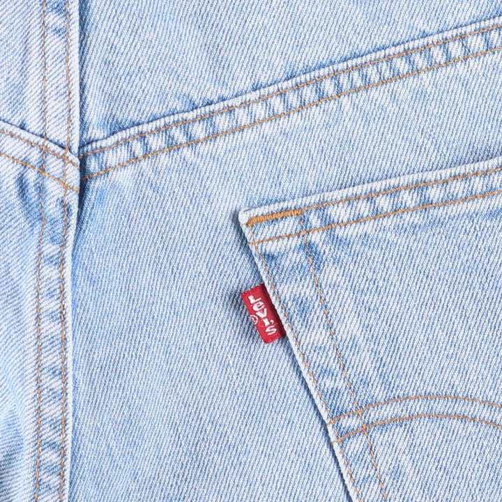 00'S Levi's 550 Relaxed Fit Black Denim Tapered Denim Pants Men's W34 cotton Blue type light blue Vintage Second Hand