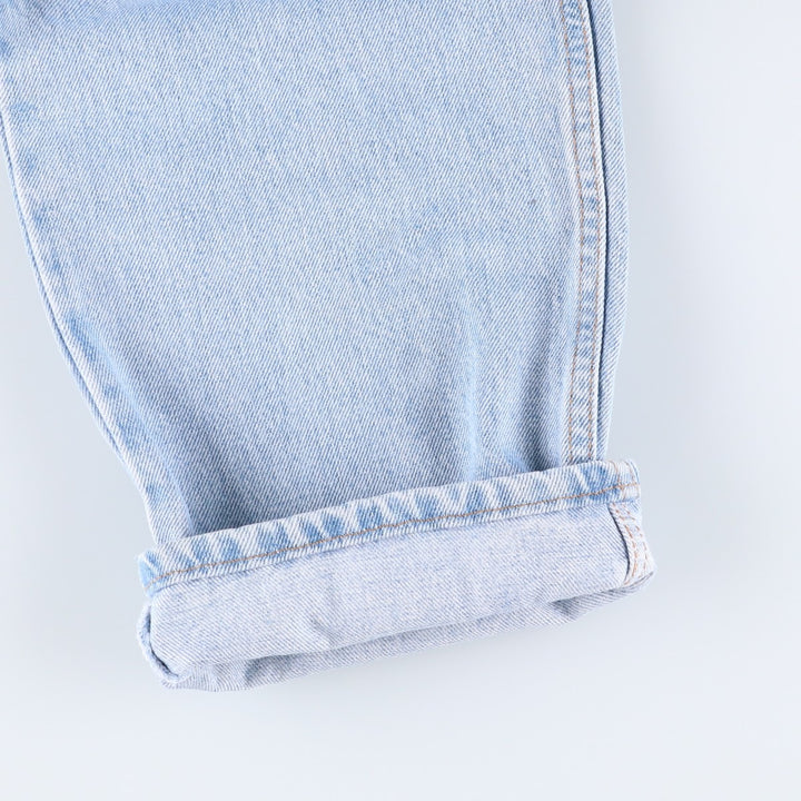 00'S Levi's 550 Relaxed Fit Black Denim Tapered Denim Pants Men's W34 cotton Blue type light blue Vintage Second Hand