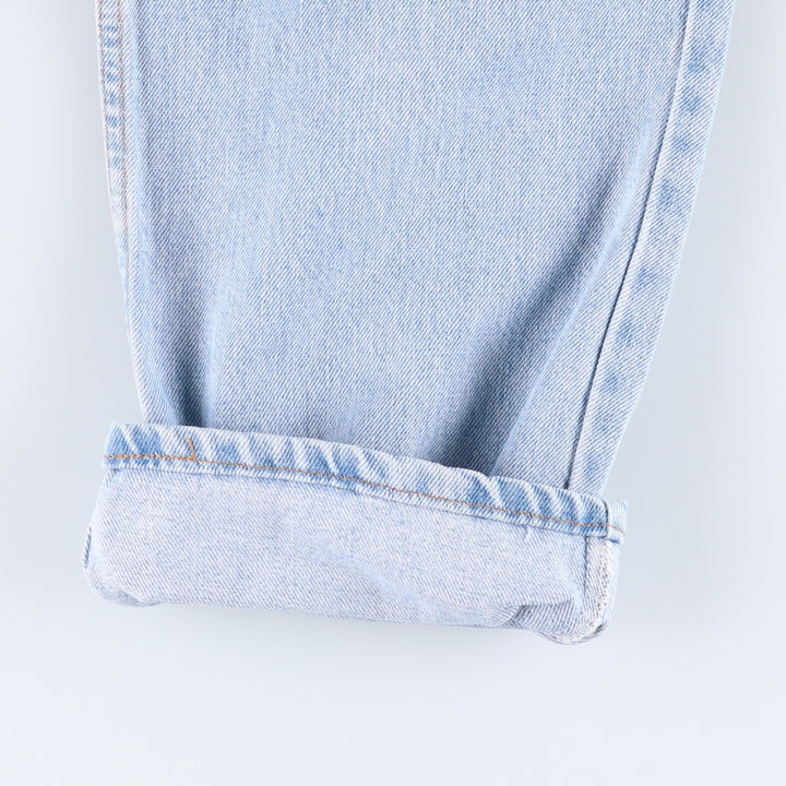 00'S Levi's 550 Relaxed Fit Black Denim Tapered Denim Pants Men's W34 cotton Blue type light blue Vintage Second Hand