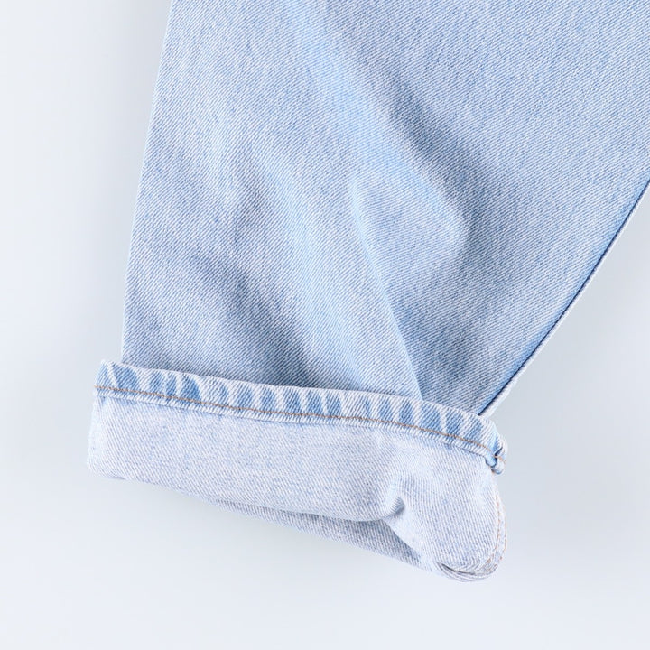 00'S Levi's 550 Relaxed Fit Black Denim Tapered Denim Pants Men's W34 cotton Blue type light blue Vintage Second Hand