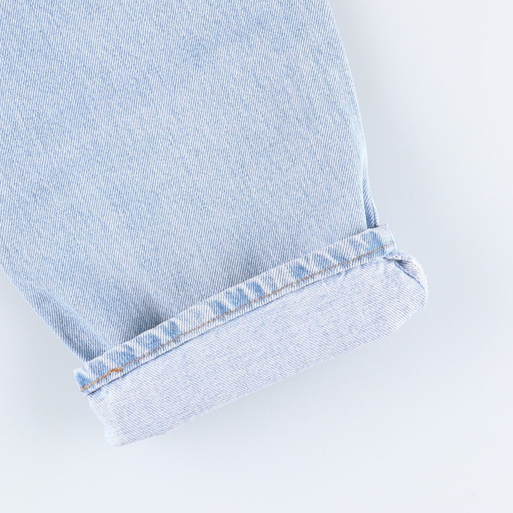 00'S Levi's 550 Relaxed Fit Black Denim Tapered Denim Pants Men's W34 cotton Blue type light blue Vintage Second Hand