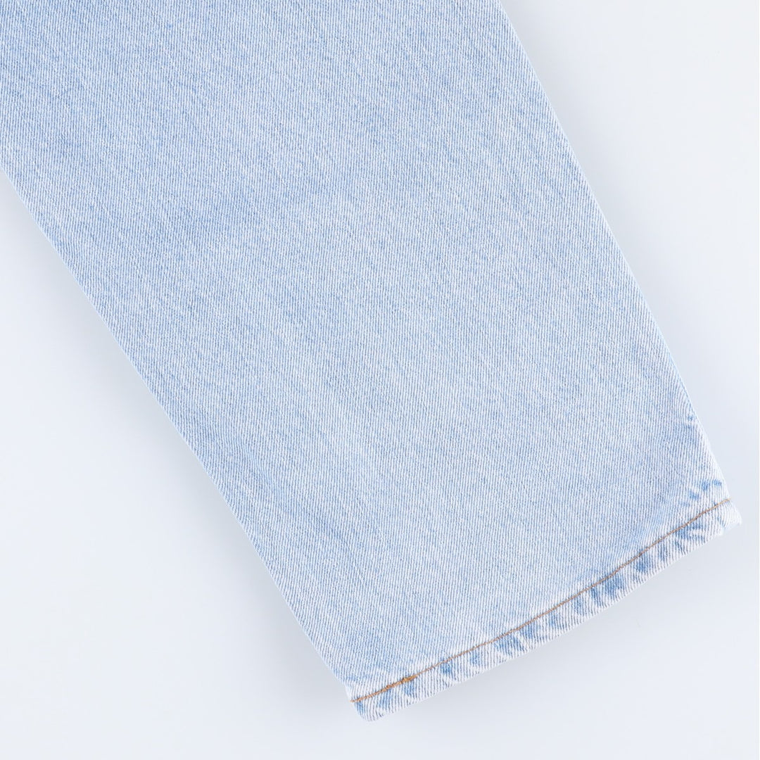00'S Levi's 550 Relaxed Fit Black Denim Tapered Denim Pants Men's W34 cotton Blue type light blue Vintage Second Hand