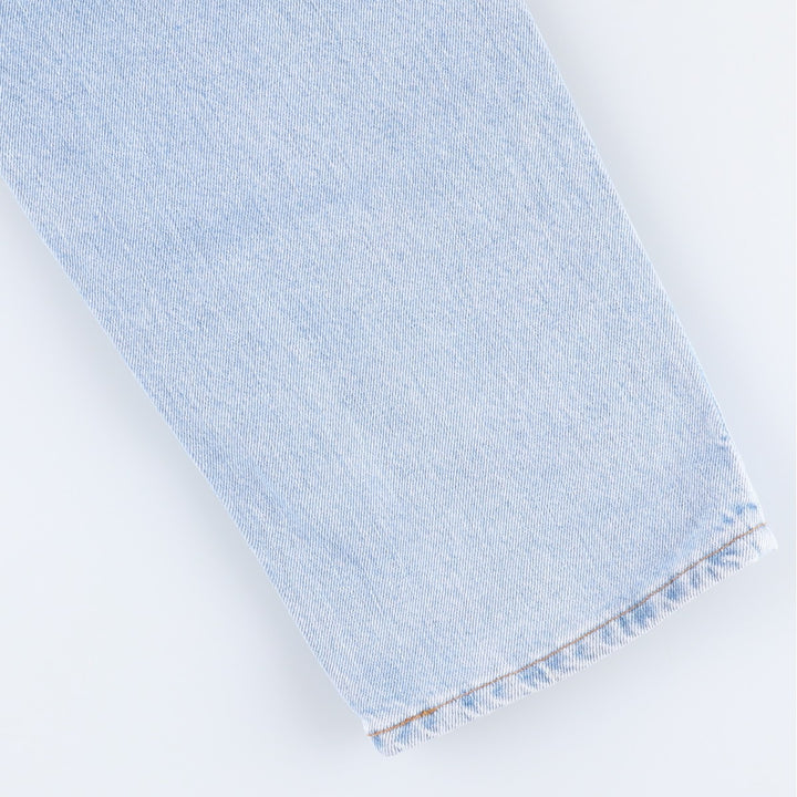 00'S Levi's 550 Relaxed Fit Black Denim Tapered Denim Pants Men's W34 cotton Blue type light blue Vintage Second Hand