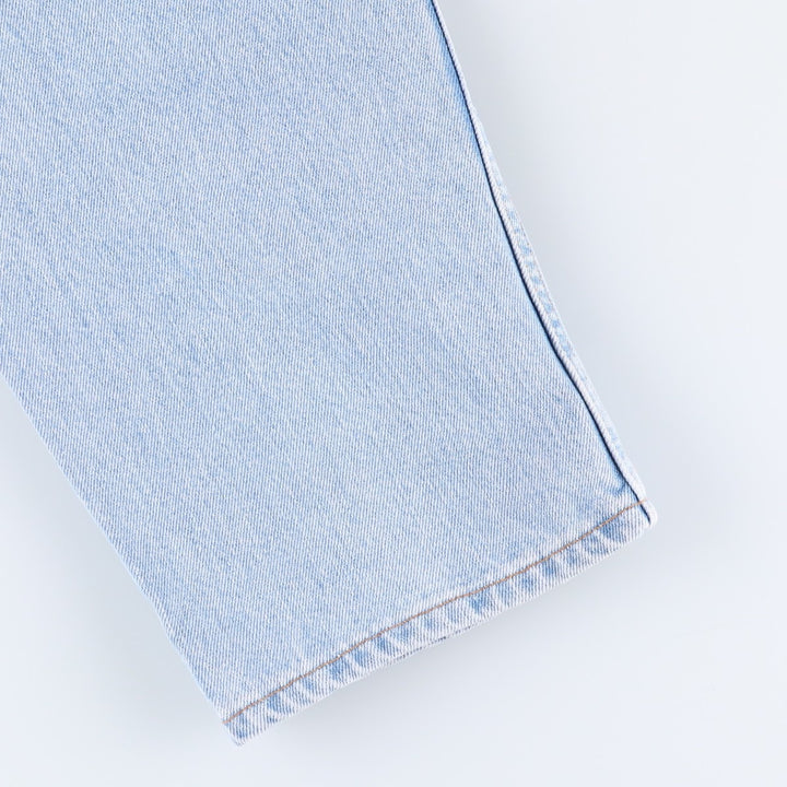 00'S Levi's 550 Relaxed Fit Black Denim Tapered Denim Pants Men's W34 cotton Blue type light blue Vintage Second Hand