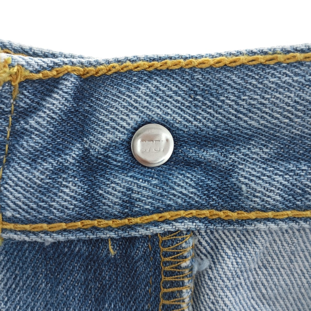 2000'S Levi's 501 Straight Leg Button-Fly Denim Pants, Men's, Size W30 cotton Blue type light blue Vintage Second Hand