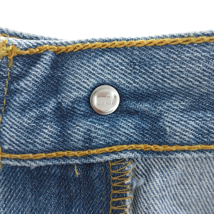 2000'S Levi's 501 Straight Leg Button-Fly Denim Pants, Men's, Size W30 cotton Blue type light blue Vintage Second Hand