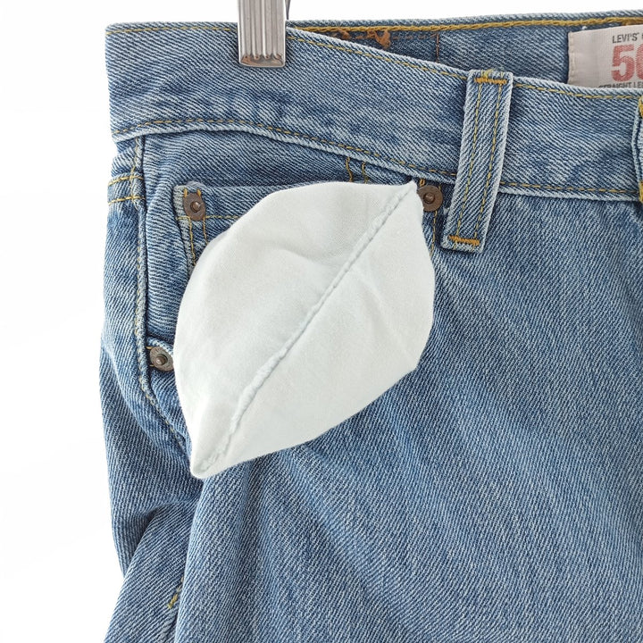 2000'S Levi's 501 Straight Leg Button-Fly Denim Pants, Men's, Size W30 cotton Blue type light blue Vintage Second Hand