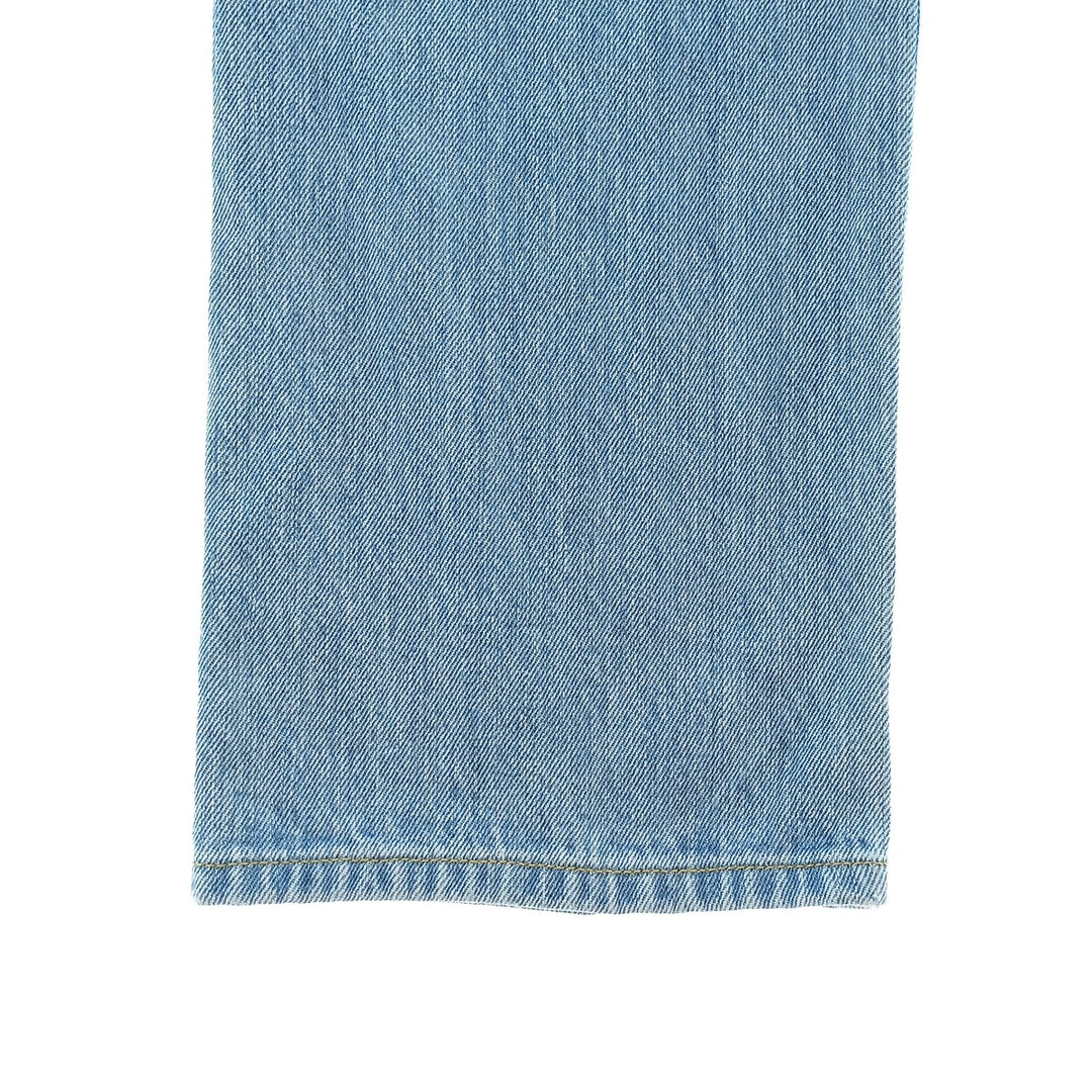 2000'S Levi's 501 Straight Leg Button-Fly Denim Pants, Men's, Size W30 cotton Blue type light blue Vintage Second Hand