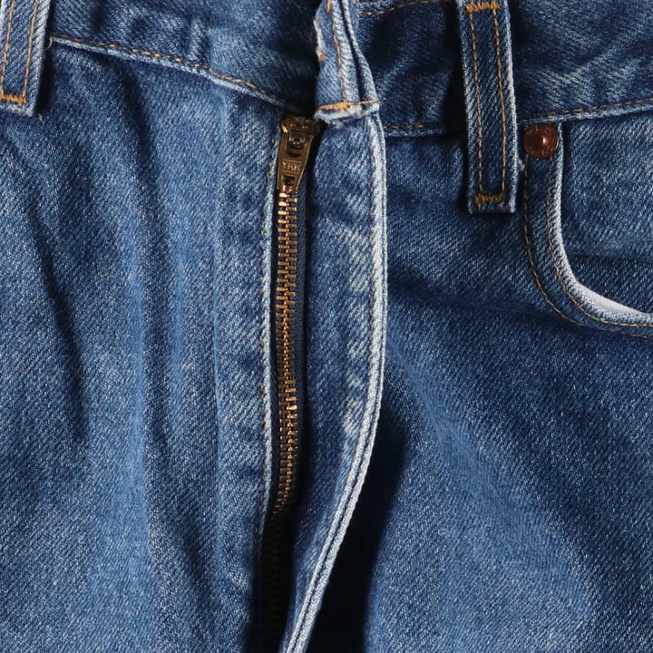 00'S Levi's 505 REGULAR FIT STRAIGHT LEG tapered denim pants for men, size w33 cotton blue type Vintage Second Hand