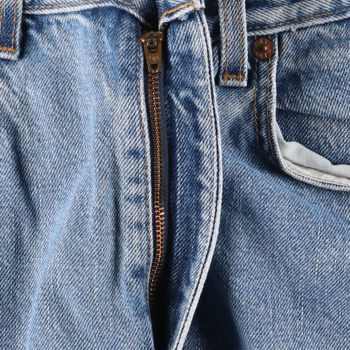 00'S Levi's 505 REGULAR FIT STRAIGHT LEG tapered denim pants for men, size w32 cotton blue type Vintage Second Hand
