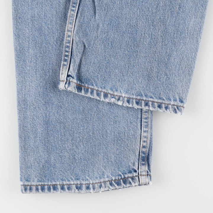 00'S Levi's 505 REGULAR FIT STRAIGHT LEG tapered denim pants for men, size w32 cotton blue type Vintage Second Hand
