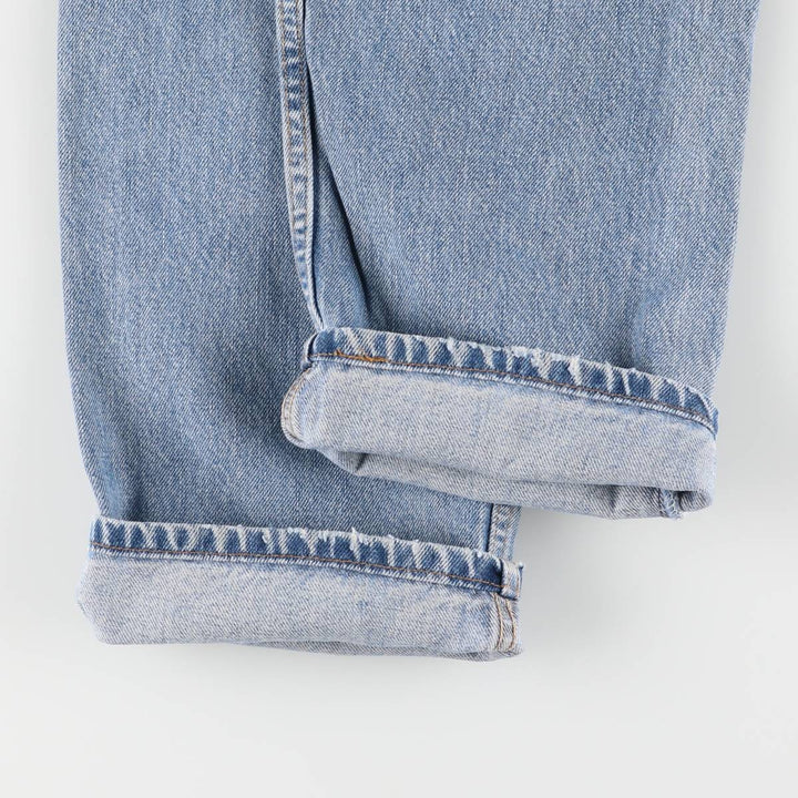 00'S Levi's 505 REGULAR FIT STRAIGHT LEG tapered denim pants for men, size w32 cotton blue type Vintage Second Hand