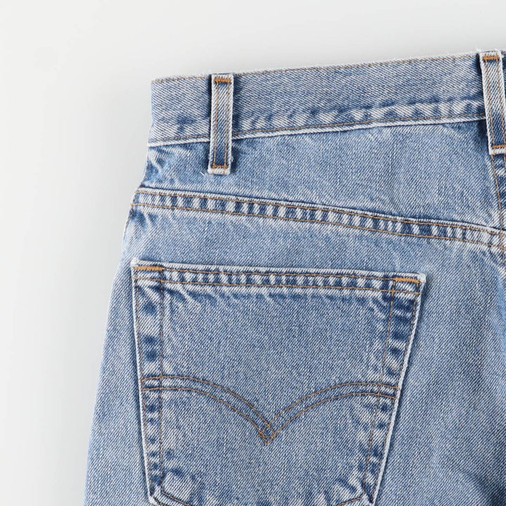 00'S Levi's 505 REGULAR FIT STRAIGHT LEG tapered denim pants for men, size w32 cotton blue type Vintage Second Hand