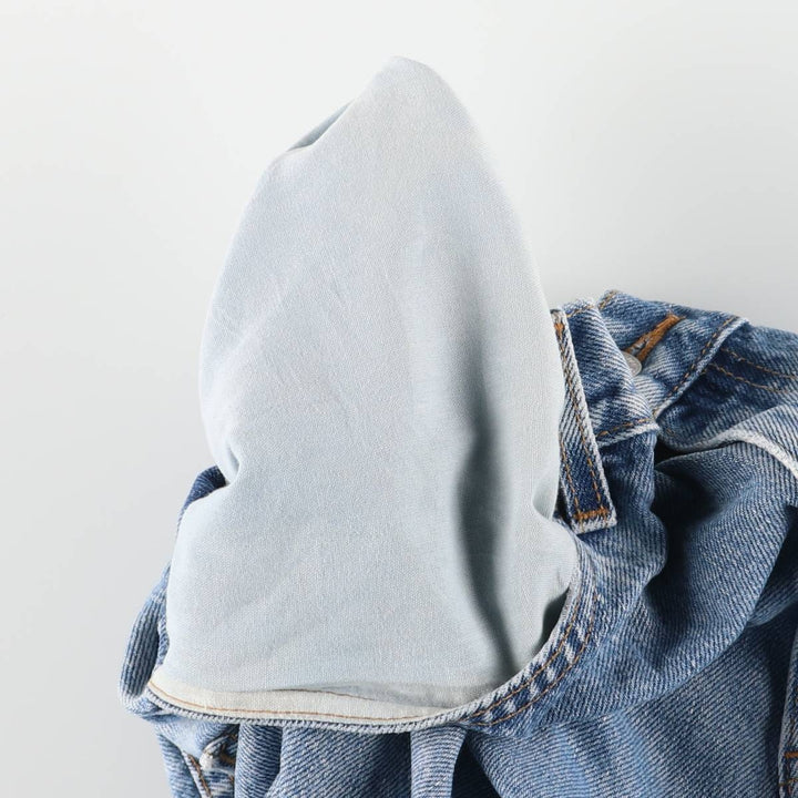 00'S Levi's 505 REGULAR FIT STRAIGHT LEG tapered denim pants for men, size w32 cotton blue type Vintage Second Hand