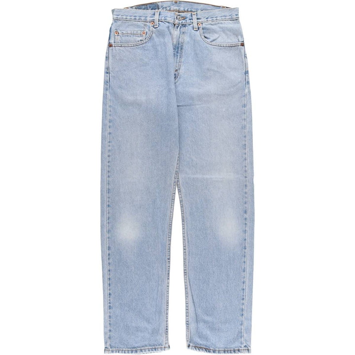 00'S Levi's 505 REGULAR FIT STRAIGHT LEG tapered denim pants for men, size w31 cotton blue type Vintage Second Hand