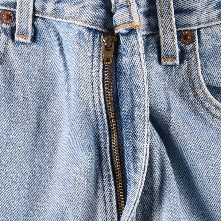 00'S Levi's 505 REGULAR FIT STRAIGHT LEG tapered denim pants for men, size w31 cotton blue type Vintage Second Hand