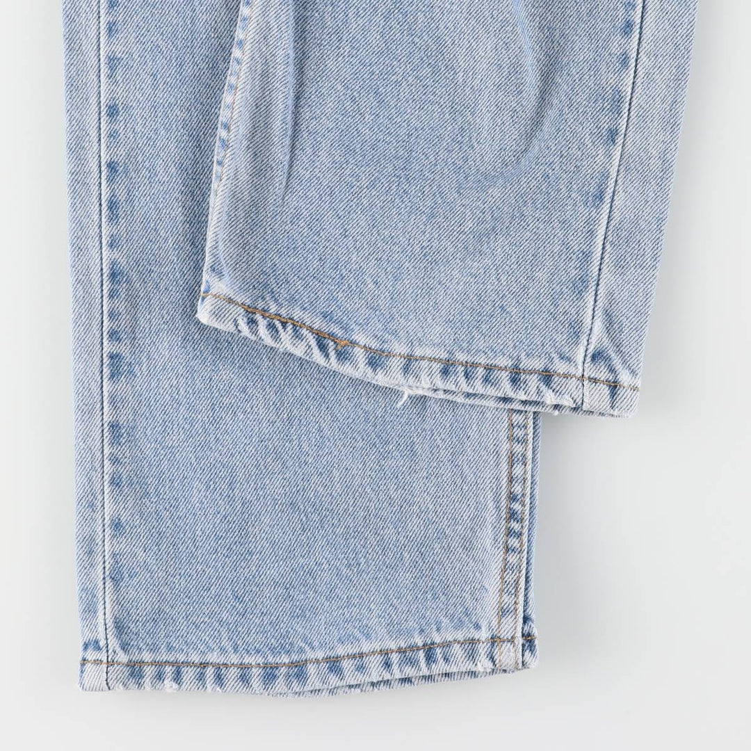 00'S Levi's 505 REGULAR FIT STRAIGHT LEG tapered denim pants for men, size w31 cotton blue type Vintage Second Hand