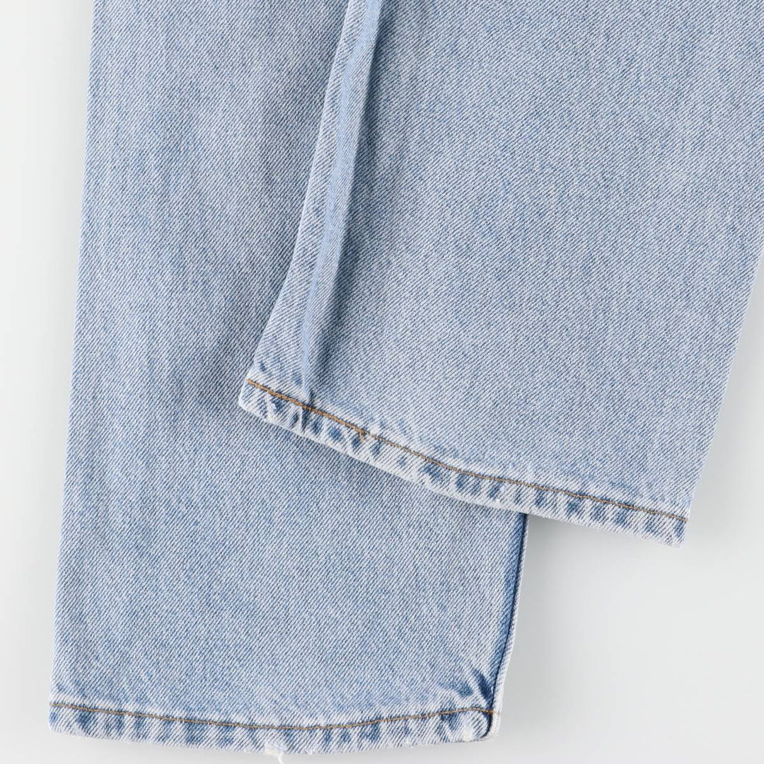 00'S Levi's 505 REGULAR FIT STRAIGHT LEG tapered denim pants for men, size w31 cotton blue type Vintage Second Hand