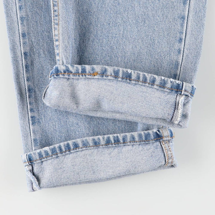 00'S Levi's 505 REGULAR FIT STRAIGHT LEG tapered denim pants for men, size w31 cotton blue type Vintage Second Hand