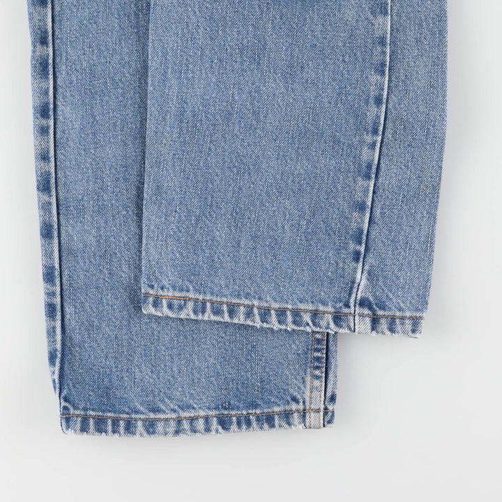 00'S Levi's 505 REGULAR FIT STRAIGHT LEG tapered denim pants for men, size w32 cotton blue type Vintage Second Hand