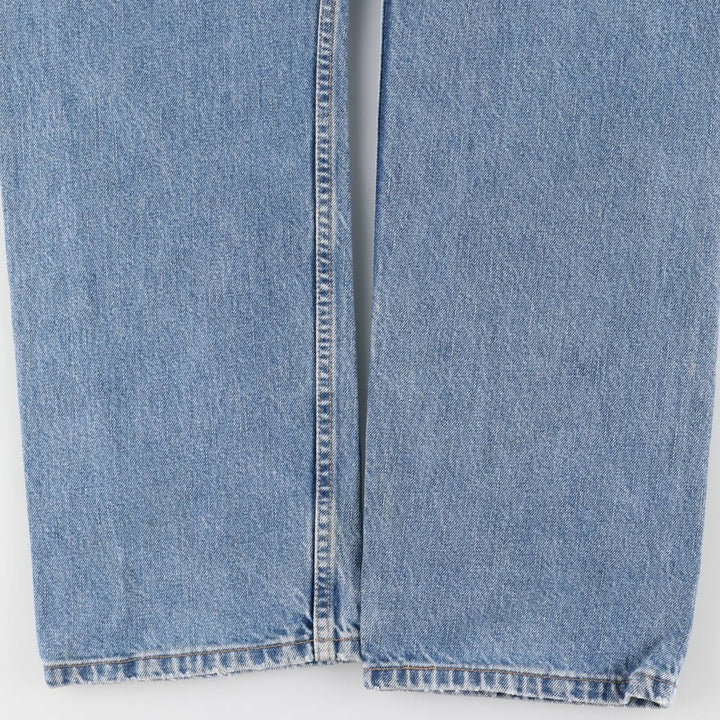 00'S Levi's 505 REGULAR FIT STRAIGHT LEG tapered denim pants for men, size w32 cotton blue type Vintage Second Hand