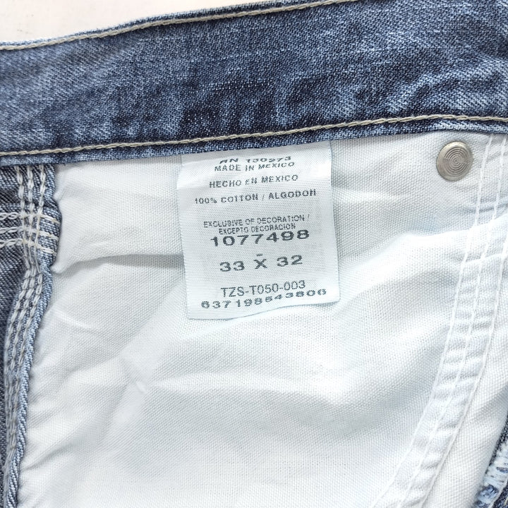 Lee RIDERS Riders Denim Painter Pants Men's Size W34 cotton blue type Vintage Second Hand