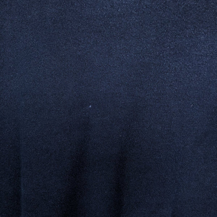 90'S Jerzees Plain Blank Sweatshirt Trainer Made in USA Men's Size L Vintage cotton navy blue type Vintage Second Hand