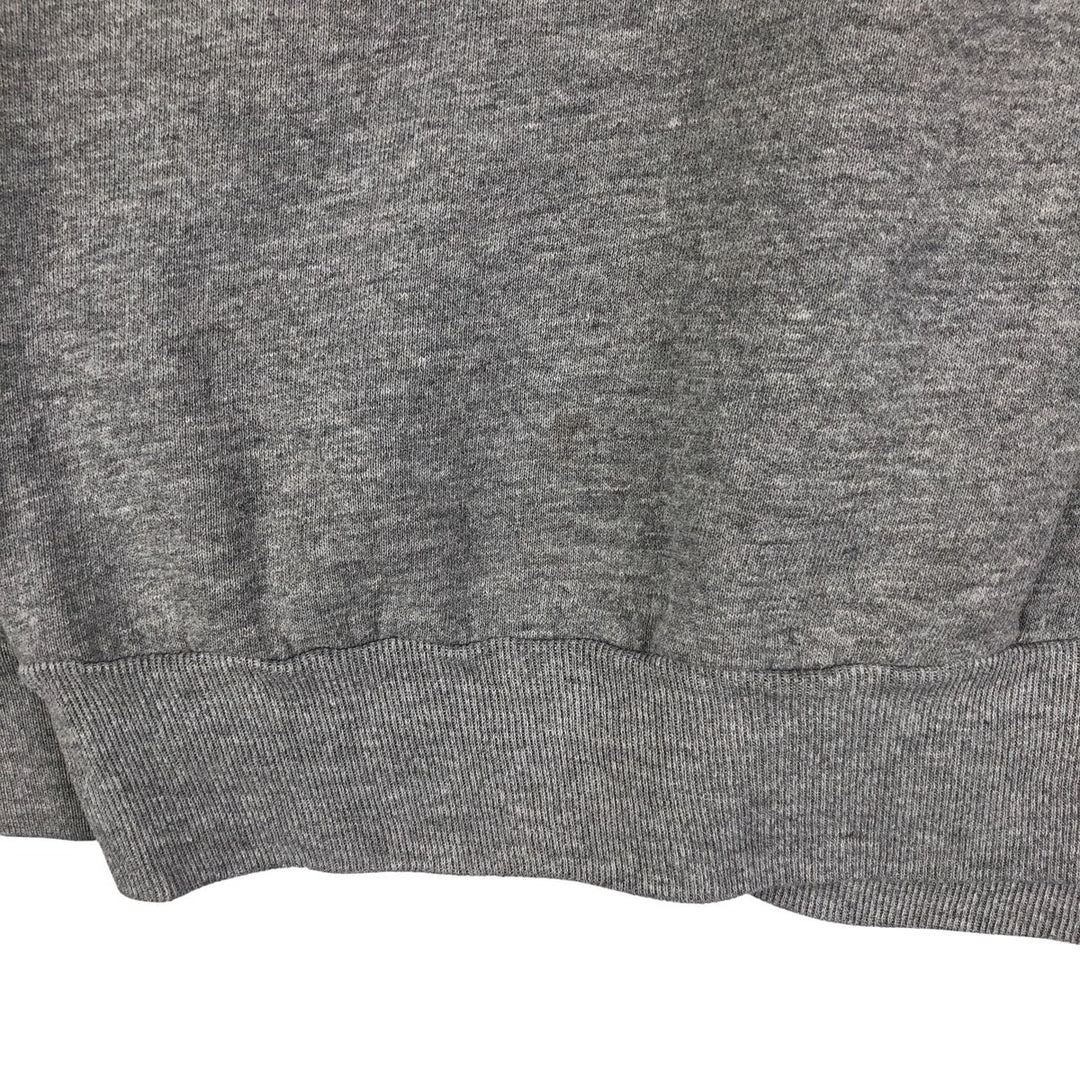 90'S Jerzees Plain Blank Sweatshirt Trainer Made in USA Men's Size L Vintage polyester gray type Vintage Second Hand