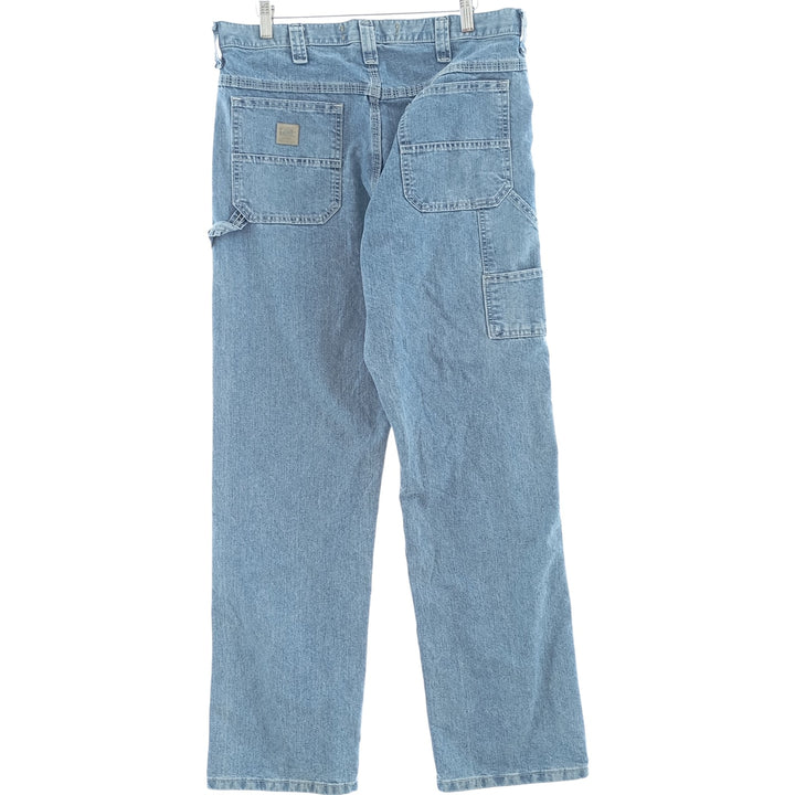 Lee Dungarees Carpenter Denim Painter Pants for Men, W34 cotton blue type Vintage Second Hand