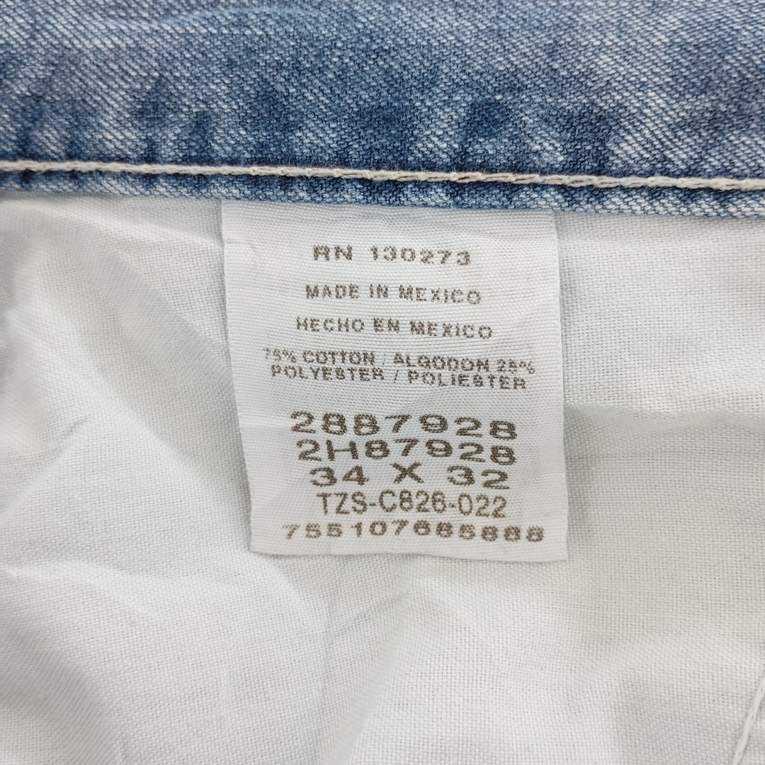 Lee Dungarees Carpenter Denim Painter Pants for Men, W34 cotton blue type Vintage Second Hand