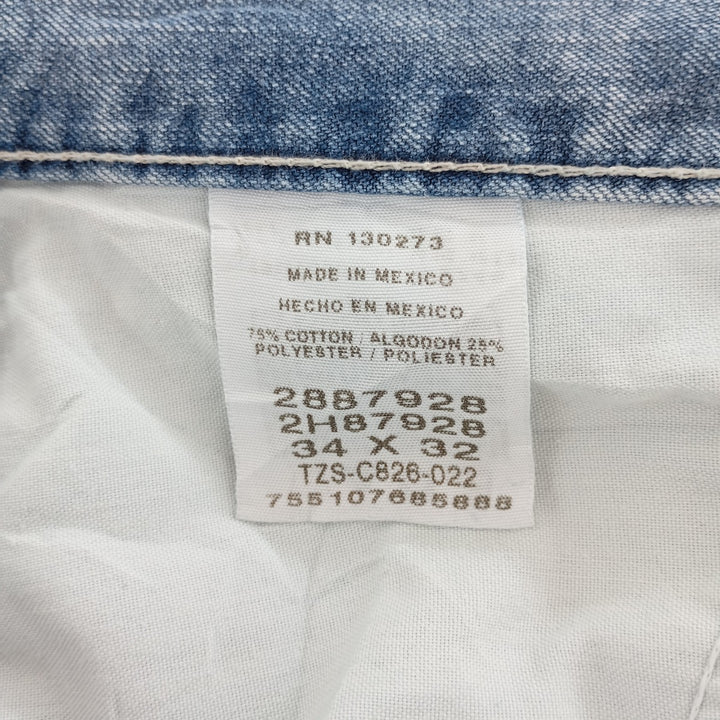 Lee Dungarees Carpenter Denim Painter Pants for Men, W34 cotton blue type Vintage Second Hand