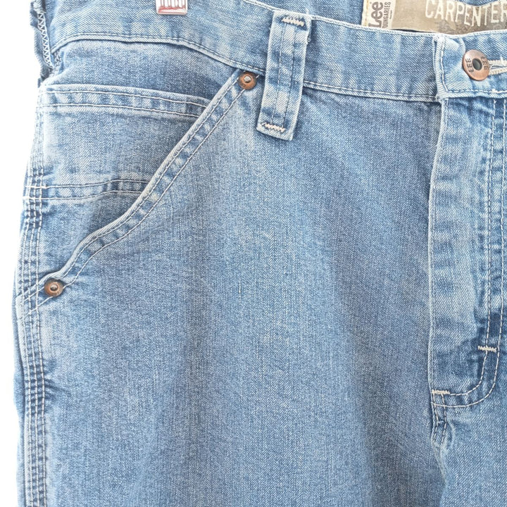 Lee Dungarees Carpenter Denim Painter Pants for Men, W34 cotton blue type Vintage Second Hand